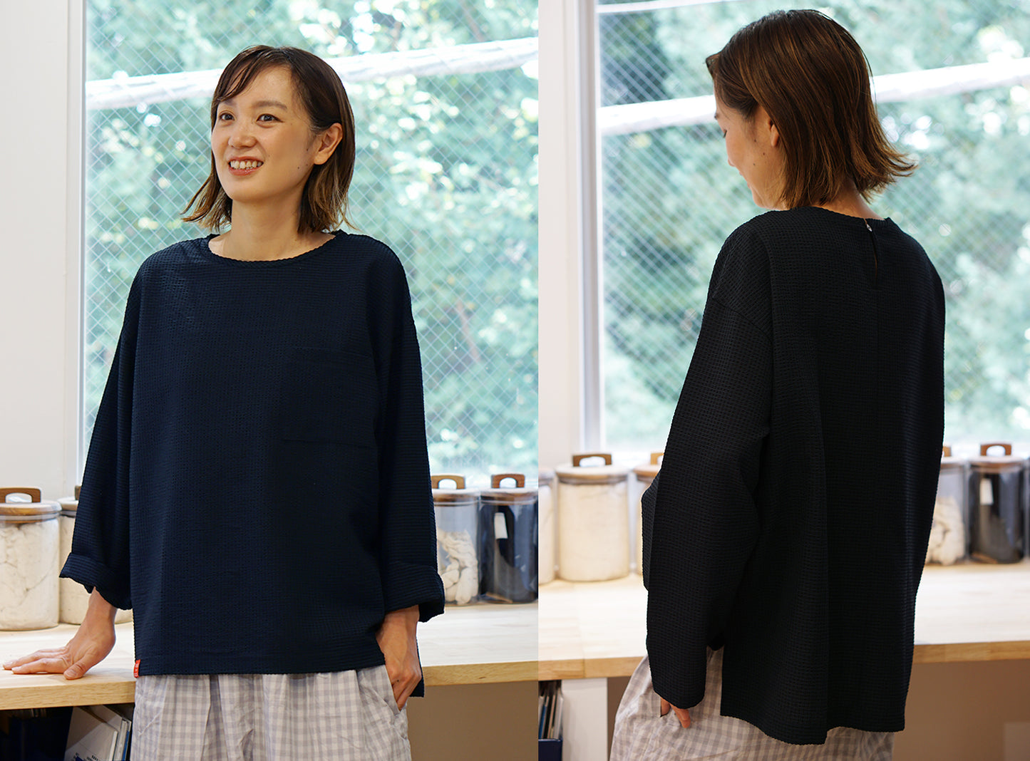 ノーブラで風を感じるそよかぜTシャツ (長袖)