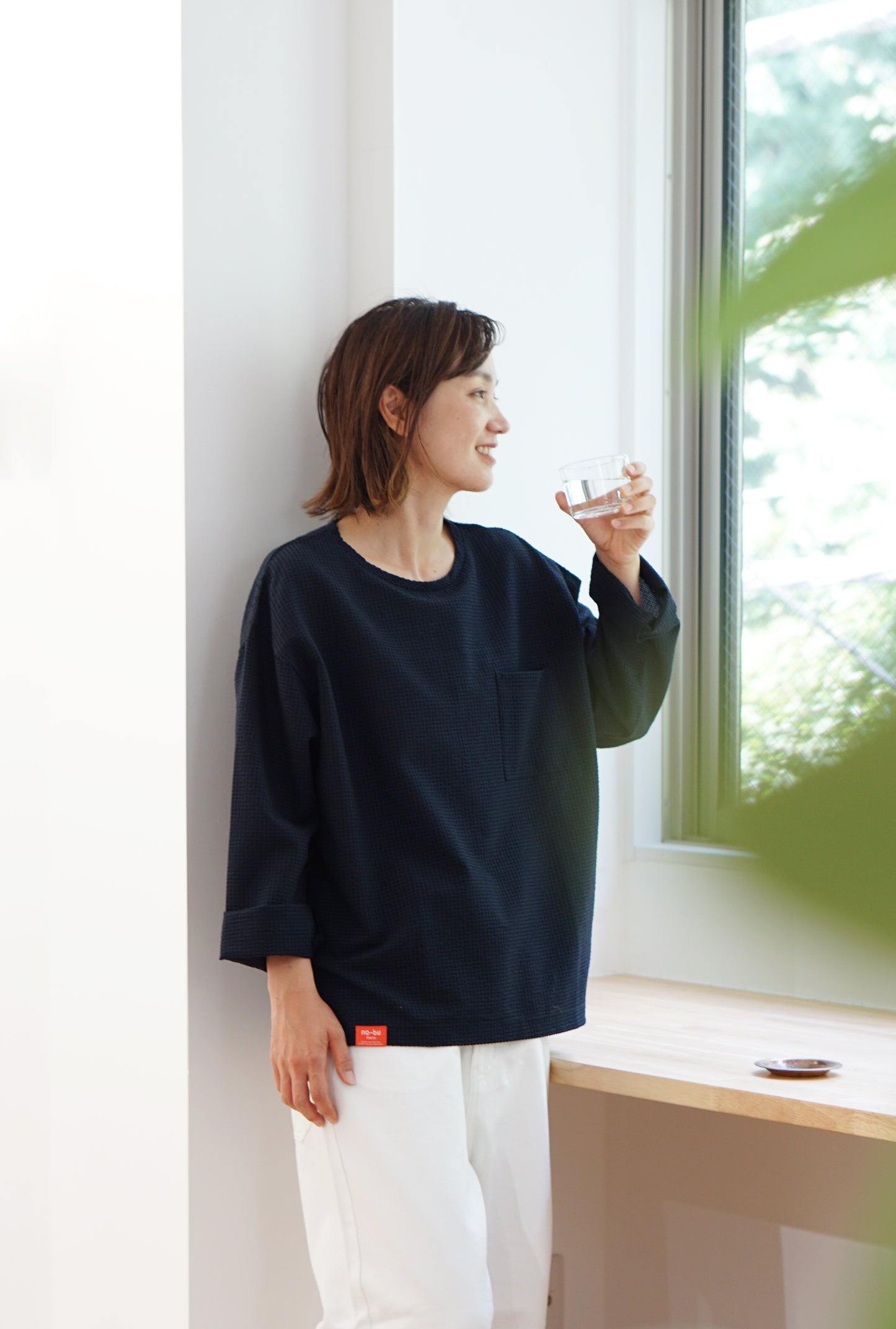 ノーブラで風を感じるそよかぜTシャツ (長袖)