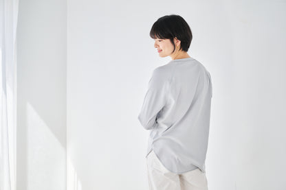 長袖ブラレスカットソー（イージーケア/フィット）