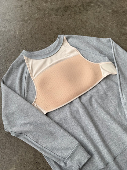 長袖ブラレスカットソー（イージーケア/フィット）