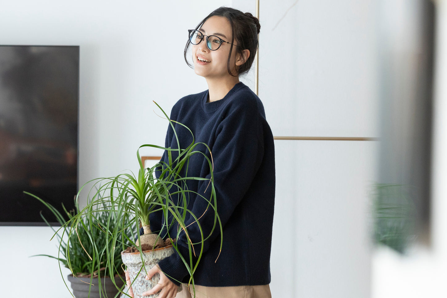 ブラレスセーター（ラウンド）