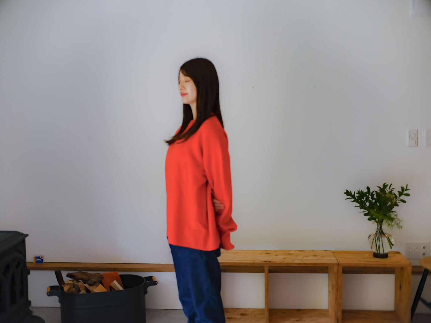 ブラレスセーター（ラウンド）