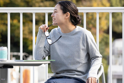 長袖ブラレスカットソー（イージーケア/フィット）